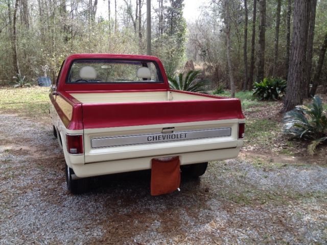 1977 Red / Ivory Chevrolet C-10 Standard Cab Pickup