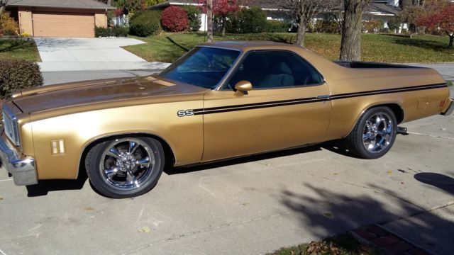 1977 gold Chevrolet El Camino Standard Cab Pickup