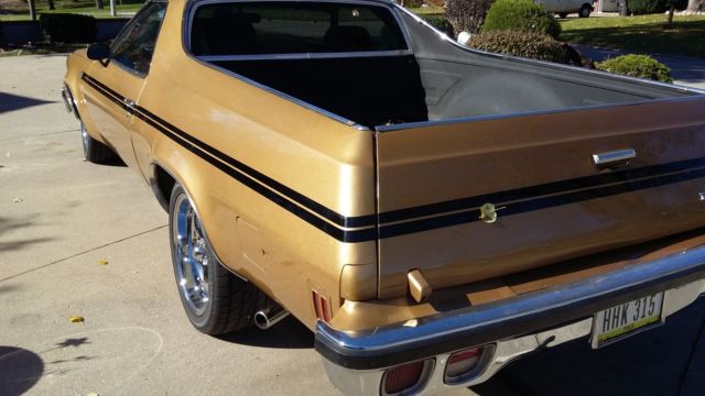 1977 gold Chevrolet El Camino Standard Cab Pickup