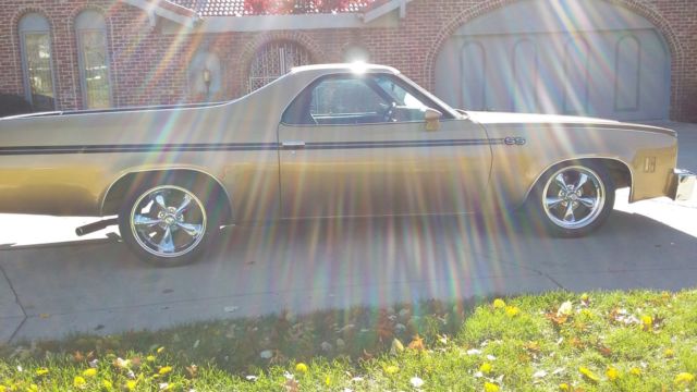 1977 gold Chevrolet El Camino Standard Cab Pickup