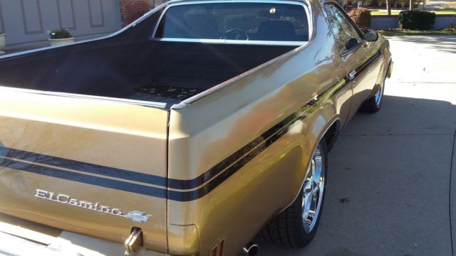 1977 gold Chevrolet El Camino Standard Cab Pickup