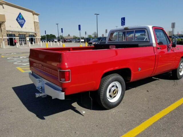 1977 Red Chevrolet C-10 Extended Cab Pickup