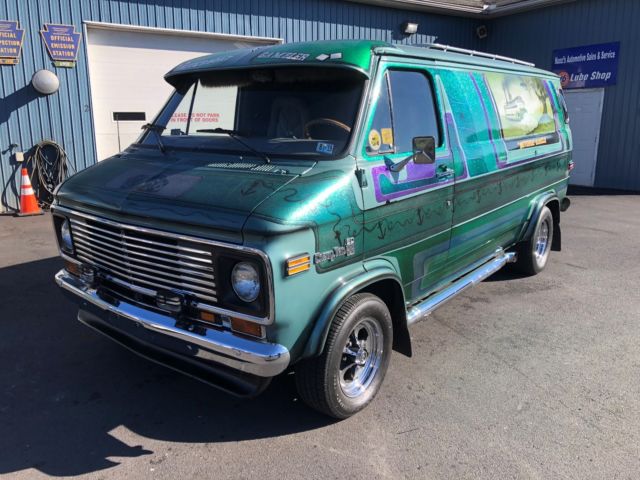 1977 GREEN Chevrolet G20 Van