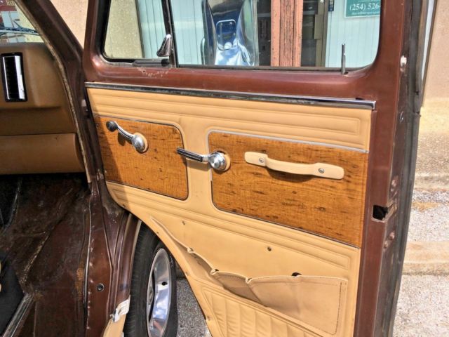1977 Brown Chevrolet G20 Van Van Camper