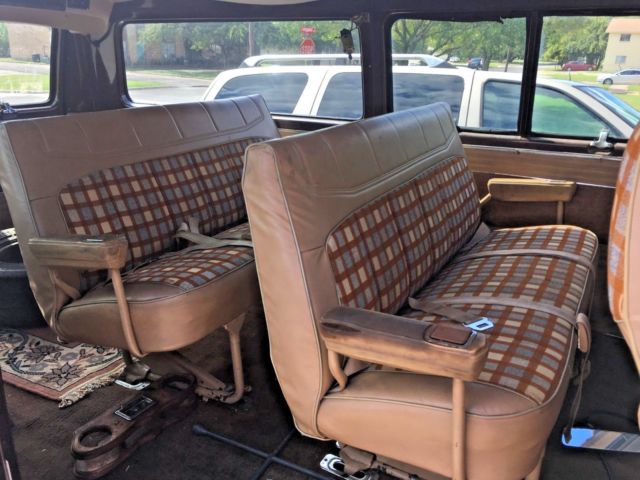 1977 Brown Chevrolet G20 Van Van Camper