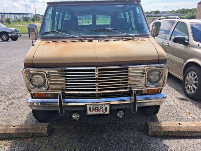 1977 Brown Chevrolet G20 Van Van Camper