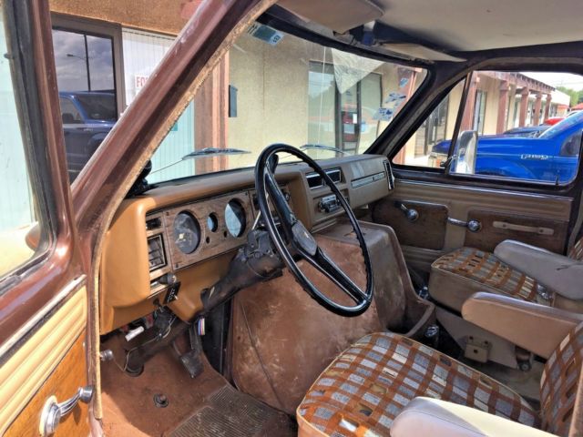 1977 Brown Chevrolet G20 Van Van Camper