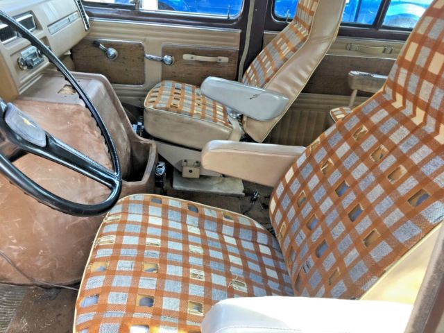 1977 Brown Chevrolet G20 Van Van Camper