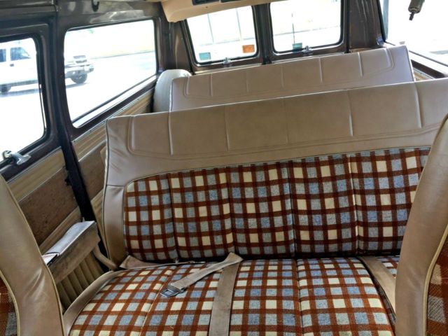 1977 Brown Chevrolet G20 Van Van Camper
