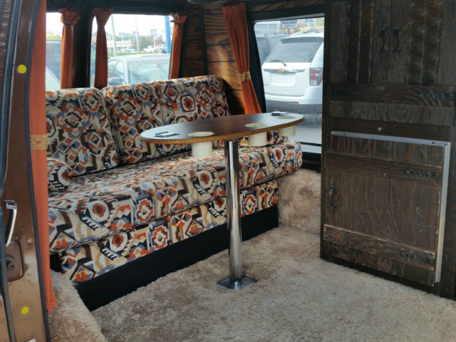 1977 Brown Chevrolet G20 Van Extended Passenger Van
