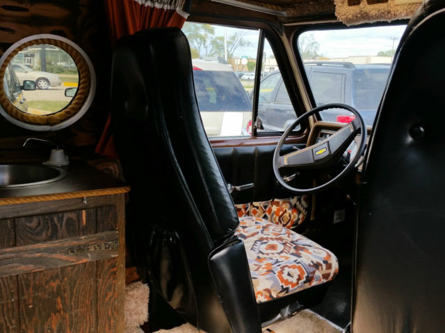 1977 Brown Chevrolet G20 Van Extended Passenger Van