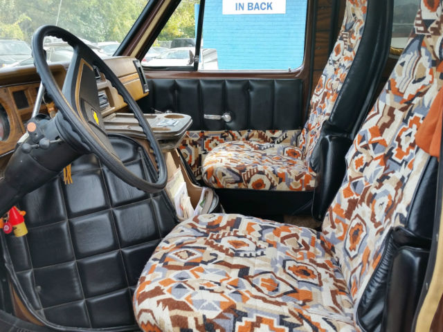1977 Brown Chevrolet G20 Van Extended Passenger Van