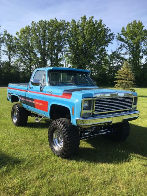 1977 Blue Chevrolet Other Pickups Short Box