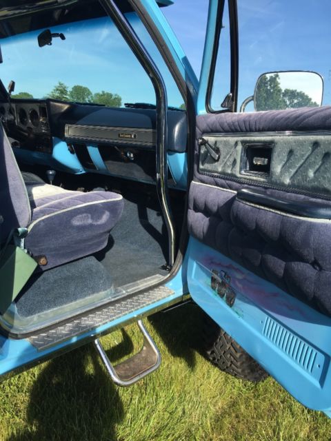 1977 Blue Chevrolet Other Pickups Short Box