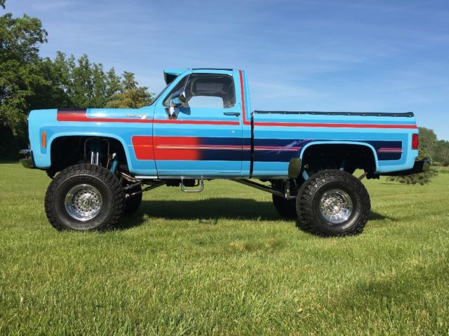 1977 Blue Chevrolet Other Pickups Short Box