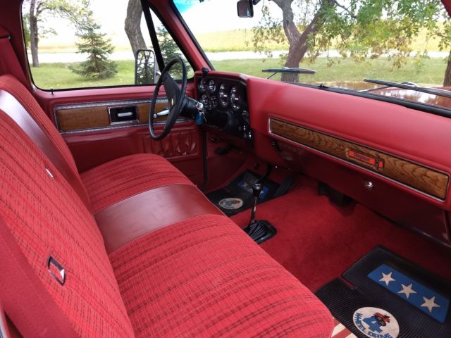 1977 Red Chevrolet Cheyenne Standard Cab Pickup