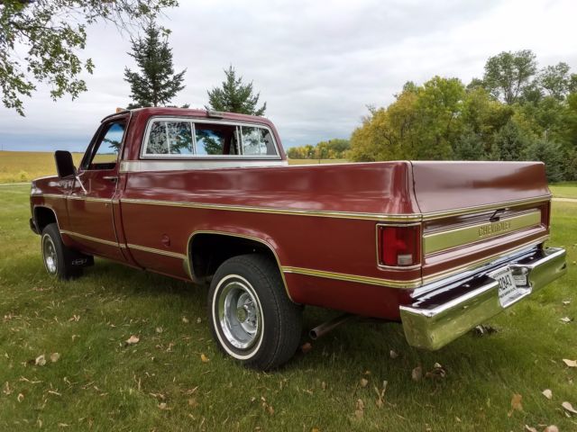 1977 Red Chevrolet C/K Pickup 1500 Standard Cab Pickup