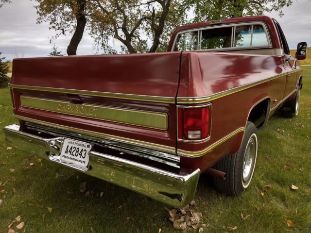 1977 Red Chevrolet C/K Pickup 1500 Standard Cab Pickup
