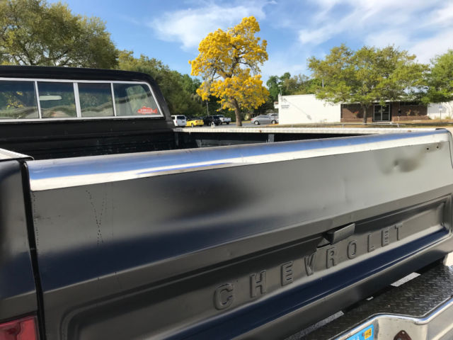 1977 Black Chevrolet C-10