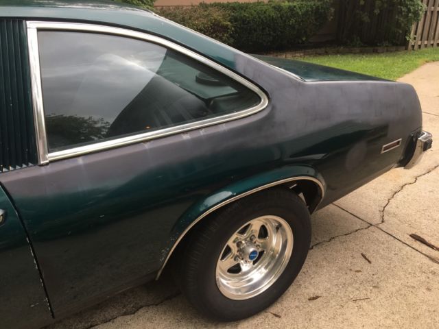 1977 Green Chevrolet Nova Coupe