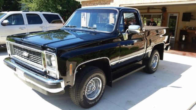 1977 Black Chevrolet Other Pickups Truck