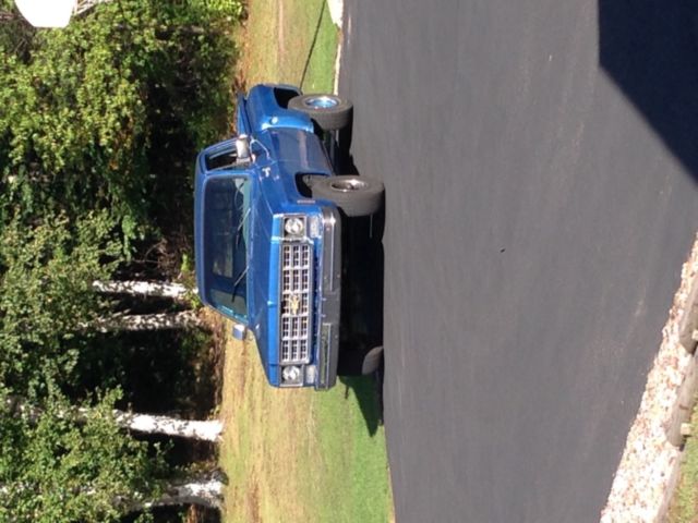 1977 Blue Chevrolet Other Pickups Standard Cab Pickup