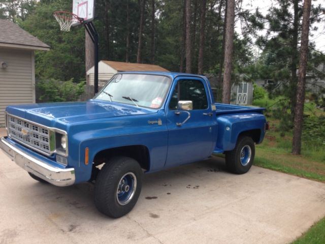 1977 Blue Chevrolet Other Pickups Standard Cab Pickup