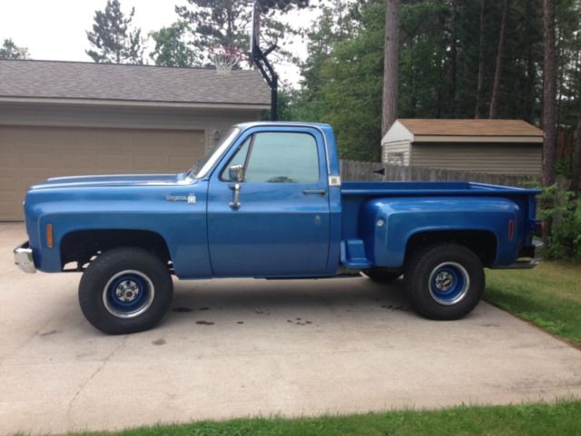 1977 Blue Chevrolet Other Pickups Standard Cab Pickup