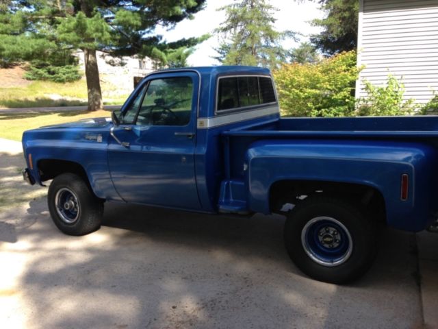 1977 Blue Chevrolet Other Pickups Standard Cab Pickup