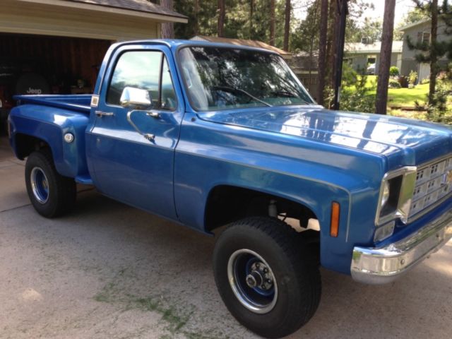 1977 Blue Chevrolet Other Pickups Standard Cab Pickup