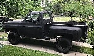 1977 Black Chevrolet C/K Pickup 1500