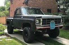 1977 Black Chevrolet C/K Pickup 1500