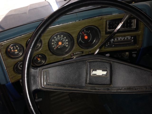 1977 Blue Chevrolet Other Pickups Standard Cab Pickup