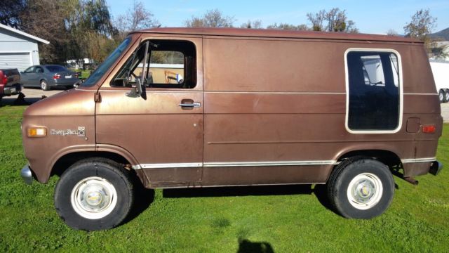 1977 Brown Chevrolet G20 Van Van