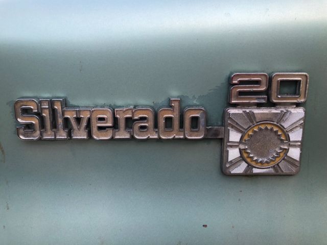 1977 Green Chevrolet Silverado 20 Regular cab