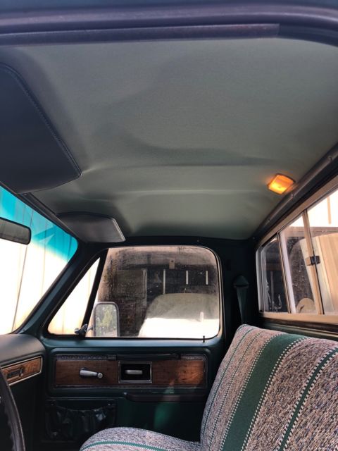 1977 Green Chevrolet Silverado 20 Regular cab