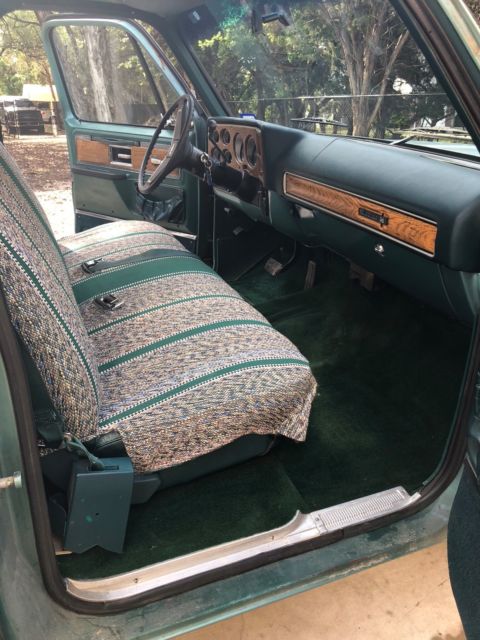 1977 Green Chevrolet Silverado 20 Regular cab