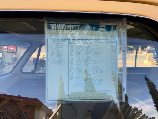 1977 Yellow Chevrolet Blazer