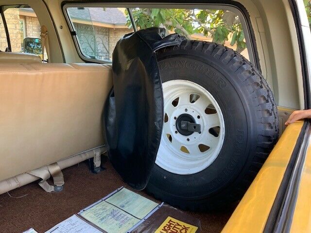 1977 Yellow Chevrolet Blazer