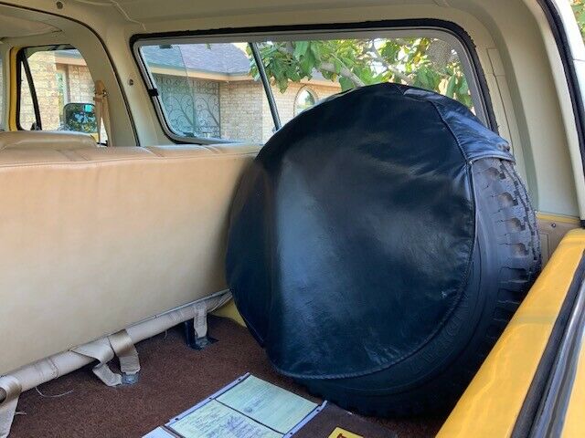 1977 Yellow Chevrolet Blazer