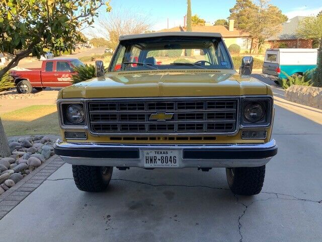 1977 Yellow Chevrolet Blazer
