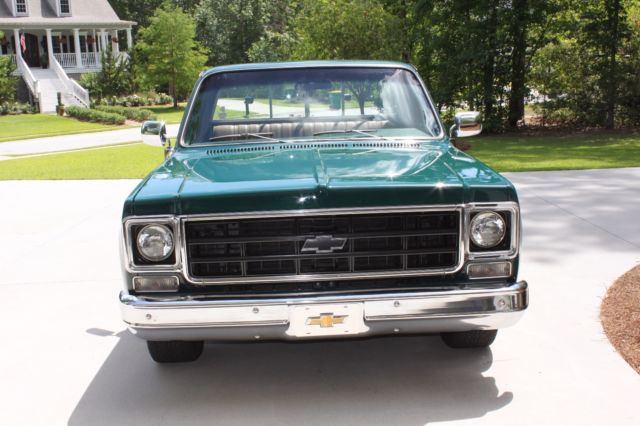 1977 Holly Green Chevrolet C-10 Standard Cab Pickup