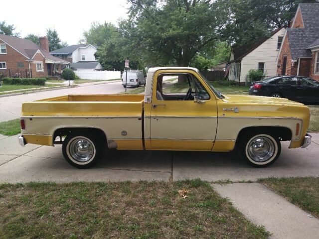 1977 Yellow Chevrolet C-10 Truck