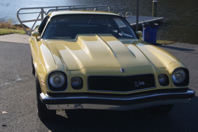 1977 Yellow Chevrolet Camaro SPORT COUPE