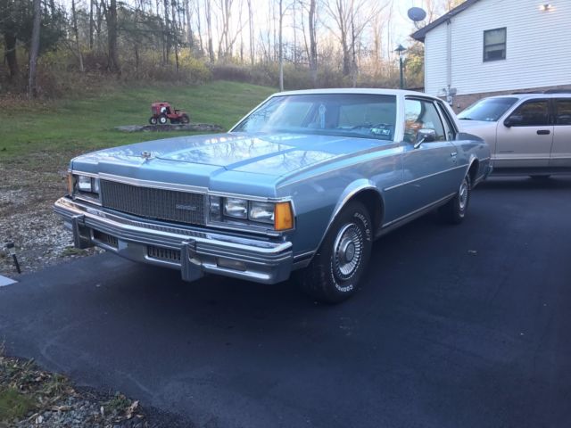 1977 Blue Chevrolet Capriceold Coupe