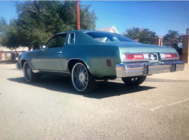 1977 Light teal Chevrolet Chevelle Coupe