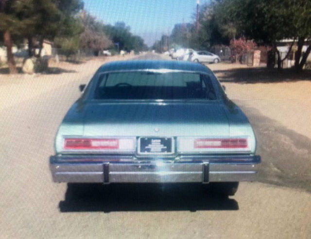 1977 Light teal Chevrolet Chevelle Coupe