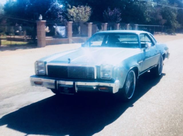 1977 Light teal Chevrolet Chevelle Coupe