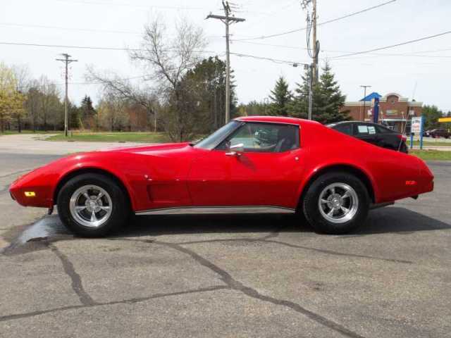 1977 Red Chevrolet Corvette Coupe