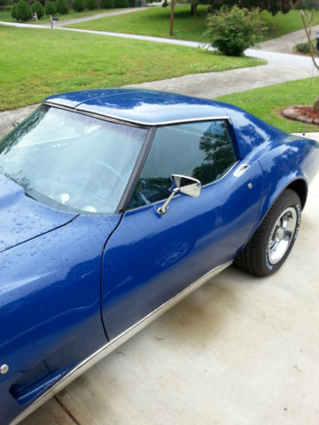 19770000 Blue Chevrolet Corvette Coupe